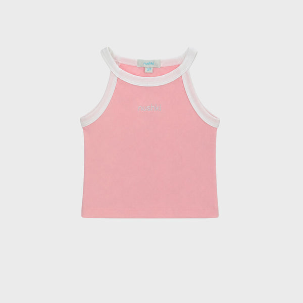 Coast Tank Pink/White