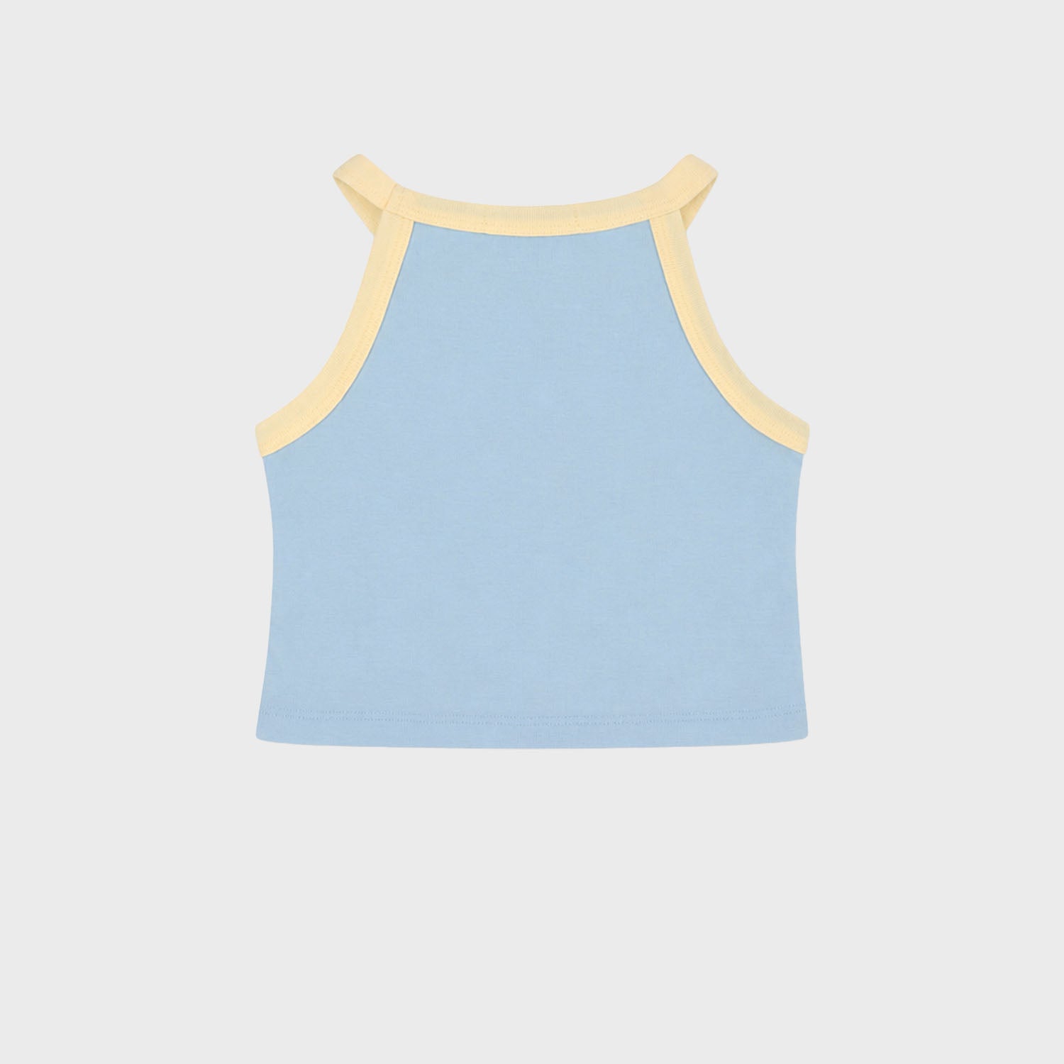 Coast Tank - Girls Blue/ Beige