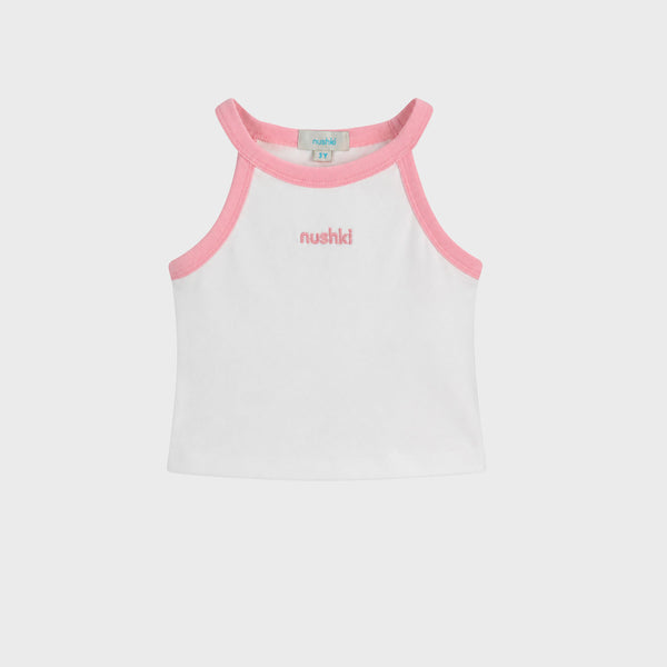 Coast Tank White/Pink