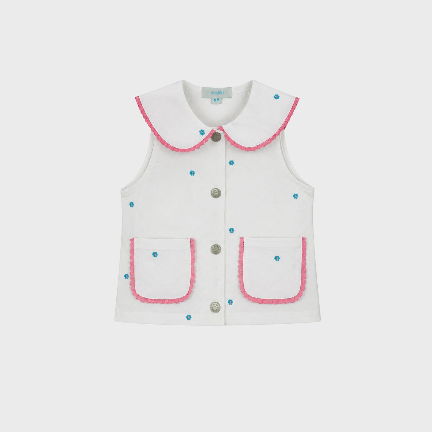 Picnic Top - Girls White